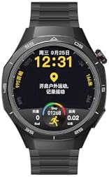 Amoled Ekran 48mm Metal ve Silikon Kordonlu Akıllı Saat Siyah WT6 Pro