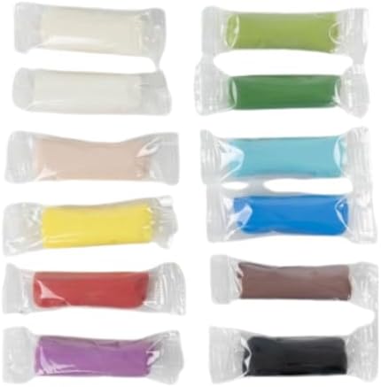 Akıllı Karınca Hava Kuruyan Modelleme Hamuru, 12 Renk x 25gr, El Sanatları ve Hobi Malzemesi