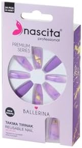 24'lü Ballerina Renkli Takma Tırnak - 189