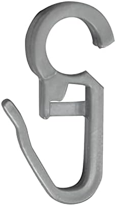 Rustik Perde Klipsi Perde Kancası 25 Adet Gri Renk