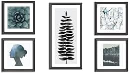 5 Parça Dekoratif Mdf Tablo Seti Çerçeve Görünümlü DEKOLIADKG001