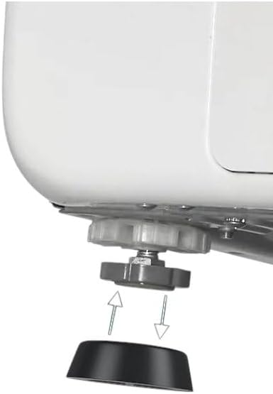 Bags | Çamaşır Makinası Titreşim Sarsıntı Ses Önleyici Kaydırmaz Ayak 4'Lü Paket - Siyah