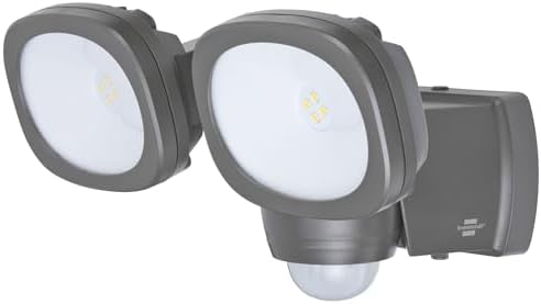 Pilli LED Spot Lamba LUFOS / Kablosuz LED Dış Mekan Spotu Pilli ve Hareket Sensörlü, 8 Adet LED Lamba, 2 x 240 Lümen, Dış Mekan için