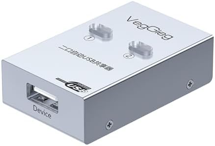 USB 2.0 Anahtarlı 2 Portlu Yazıcı Printer Çoklayıcı Sharing Switch