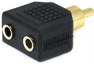 RCA ERKEK 2 DİŞİ 3.5mm STEREO ÇOKLAYICI APARAT