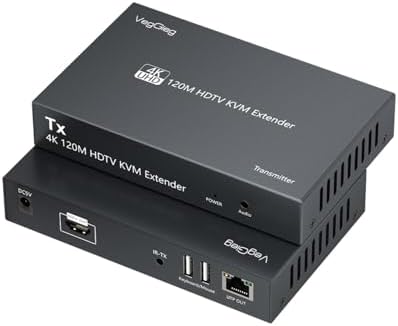 4K 30Hz HDMI KVM Extender 120 Metre CAT5E/6 HDMI Menzil Genişletici Uzatıcı