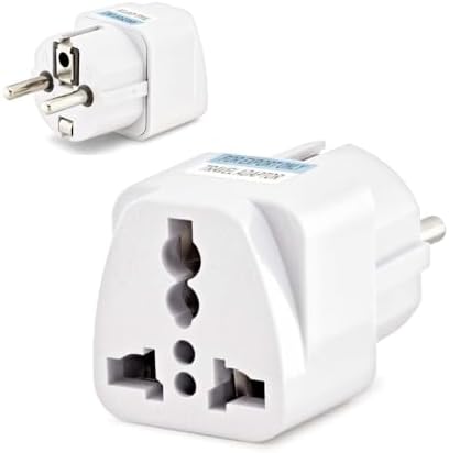 Evrensel Adaptör Seyahat Fişi - İngiliz Amerikan Dönüştürücü Priz - Çevirici, Türk Tip Fişe Çeviren Başlık