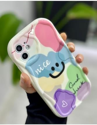 11 ile Uyumlu Darbe Önleyici Smile BASKILI Silikon Kılıf