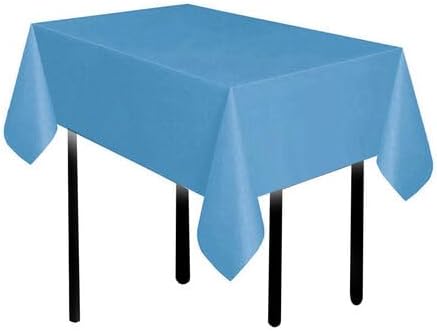 - Düz Mavi Doğum Günü Masa Örtüsü 137 * 183