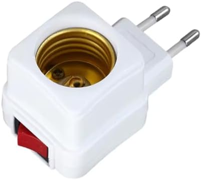 Fişli Açma Kapama Anahtarlı Prize Takılan E27 Ampul Duy, Gece Lambası