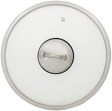 Titanium 28Cm Sığ Tencere, Çelik Kulp, Özel Çerçeveli Cam Kapak Metalik Mavi