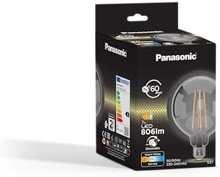 E27 Dim Edilebilir Filaman G95 Lamba 7W 806LM 2700K Clear