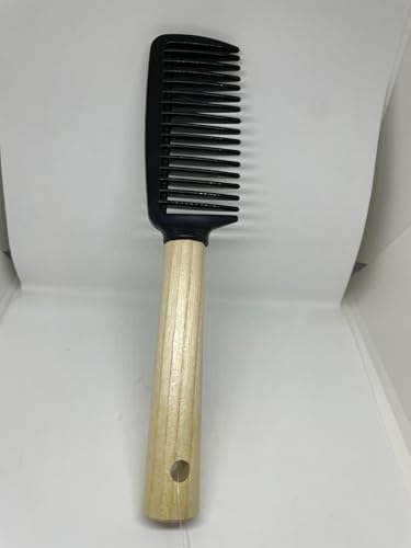 Açma Tarak Ahşap Tutamaç Siyah Başlık