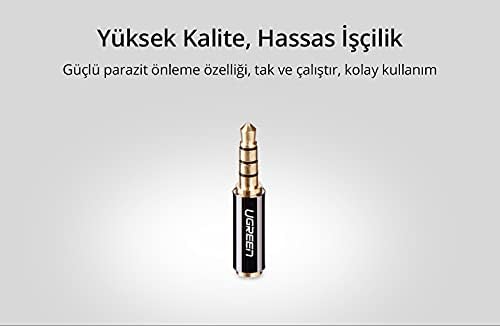 3.5mm'den 2.5mm'ye Dönüştürücü Siyah