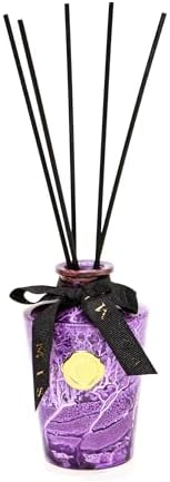 130 ml Mor Batik Cam Şişe Vanilya Oda Kokusu