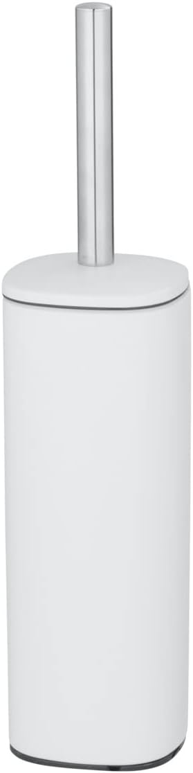 tuvalet fırçası tutucusu, beyaz, metal, 39,2 x 9,3 x 9,3 cm