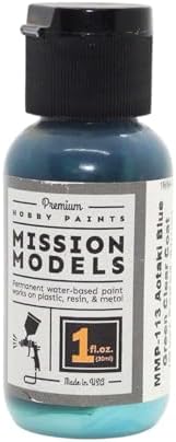 MODELS Aotaki Mavi Yeşil Şeffaf Ceket Üzeri Soluk Şap MIOMMP113 Plastik Boya Akrilik