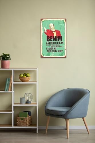 Kuşe Kağıt Duvar Posteri Klasik Retro Drtr0108