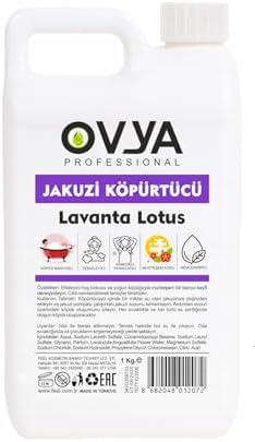 Konsantre Jakuzi Köpürtücü Banyo Köpüğü Lavanta Lotus