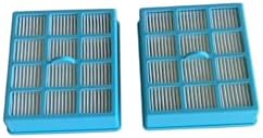 ELEKTRİKLİ SÜPÜRGE ÇIKIŞ HEPA FİLTRE - MAVİ PLASTİK - 2 ADET - FC8130 EASY LİFE - MODELLERİ İLE UYUMLU ÜRÜNLER AÇIKLAMADA