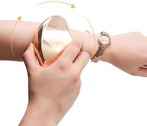 Jouis Acısız Ağrısız Epilasyon Taşı,Tüy dökücü,kadınlar ve erkekler için epilatör, Taşı Ağda Yapılmış Görünümlü Epilatör Taşı Tüm Vücut Kılları,Kristal Epilasyon Aleti, Sihirli Epilasyon Taşı, Tüy Dökücü