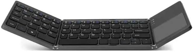 Bluetooth Klavye 3 Katmanlı Katlanabilir Portatif Taşınabilir Şık Ve Kullanışlı Dokunmatik Yüzeye Sahip Klavye Windows//IOS/Smart TV B033