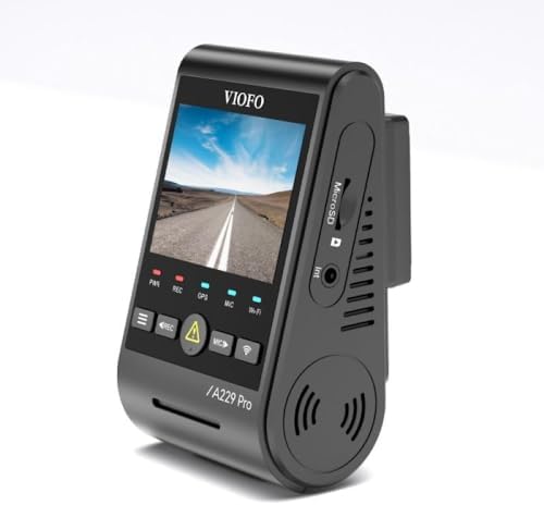 A229 Pro 4K HDR Starvis 2 Sensörlü Wi-Fi GPS'li Araç Kamerası