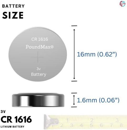 1616 DL1616 3V Lityum Düğmeli Piller (5'li Paket)