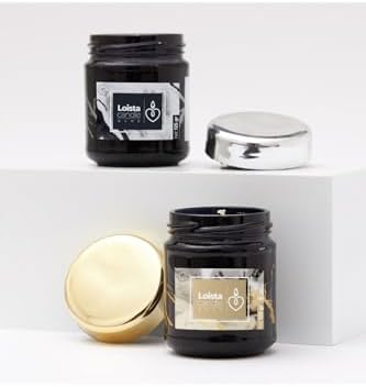 Altın Ve Gümüş Renkli Kokulu Kavanoz 2Li Mum Seti