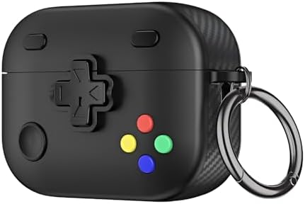 Pro 2 ile Uyumlu Gaming Serisi Hybrid Tasarım Kılıf - İç Kısmı TPU - Dış Kısmı Polikarbonat - Kenarları Fiber Karbon Kaplama Premium Tasarım ve Mükemmel Koruma (Siyah, Pro 2)