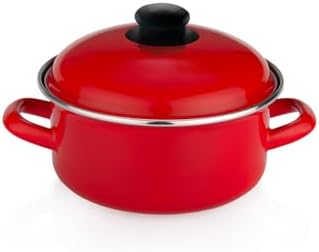 Komfort Pişir Sakla Tencere 18 Cm-Kırmızı
