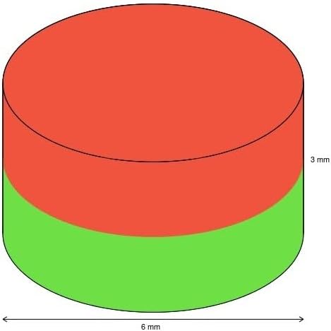 Ø6x3 mm Neodimyum Yuvarlak Silindirik Mıknatıs - 50 Adet Set