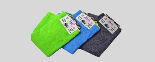 50x70 CM Battal Boy İz Bırakmaz Mikrofiber Temizlik Bezi 3'lü Set