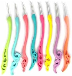 Motifli Elastik Saplı Tığ Seti 8 Tığlı