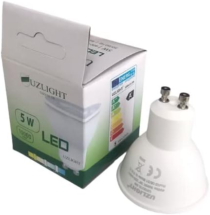 10 Adet 5W Led Ampul GU10 Duy Sarı Işık 3000K UZLIGHT