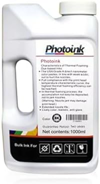 1000 Ml Mürkkep, Epson L Serisi Yazıcılar Için Uyumlu 1 Litre Siyah Mürekkep (Akıllı Mürekkep L1210-L1250-L3210-L3211-L3250-L3251-L3256-L3260-L5290-L5296