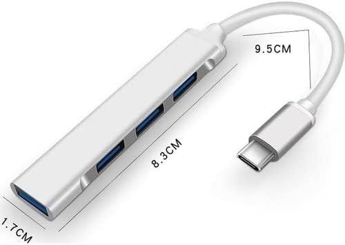 Type-C To 4 Port Usb 3.0 Hub Çoklayıcı ve OTG Yüksek Hızlı Super Speed Çoklayıcı Çoğaltıcı Çevirici Adaptör Cep Telefonuna USB Bağlama imkanı