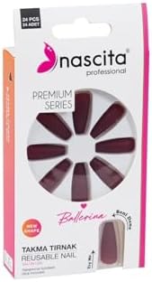 24'lü Ballerina Renkli Takma Tırnak - 154