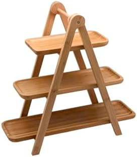 Bambu 3 Katlı Sunum Tabağı 385 mm