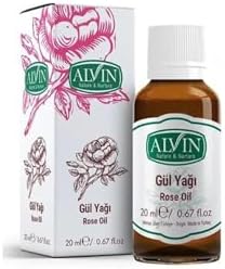 Alvin Gül Yağı, Doğal, Bitkisel Yağ, 20 ml