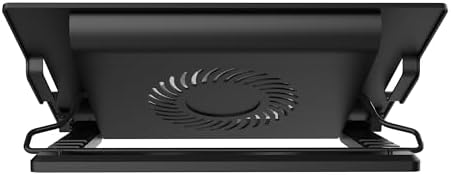 INC-341FXT ERGONOMIC USB SILENT NOTEBOOK STAND COOLER BLACK, 15,6" Uyumlu,Çift USB Giriş, Ayarlanabilir Fan Hızı, 1200 RPM Güçlü Fazn Hızı,Düşük Gürültü Seviyesi
