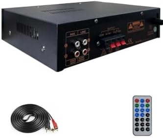 Merz LV-200 100V Trafolu ve 4-16 Ohm Mixer Amfi 200W Anfi Bluetooth Usb