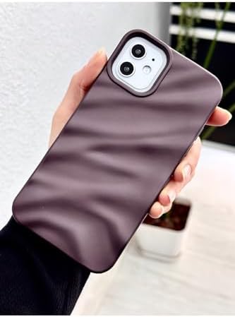 11 ile Uyumlu 3d Wave Kabartma Mat Silikon Kılıf