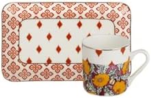 Art Eliana Tepsili Kahve Fincan Seti