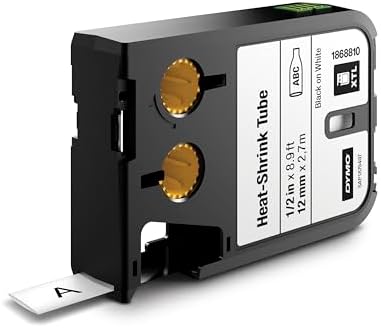 DYMO Xtl Isıyla Küçülen Etiketi,12 Mm X 2.7 M Byz/Syh