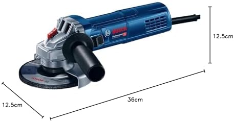 Professional GWS 9,115 S Avuç Taşlama Makinesi-Devir Ayarlı (900 W, Disk Çapı: 115 mm, 2.800-11.000 dev/dak)