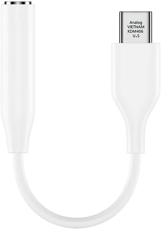 TYPE-C İçin 3.5mm Aux, Kulaklık ve Mikrofon Adaptörü, Beyz, Telefonlar ile uyumlu