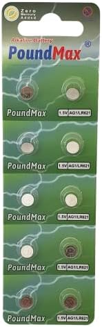 10 Adet AG1(LR621,LR60,364) 1.5V alkalin düğme pil