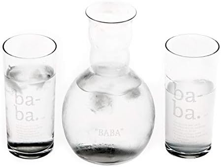 Baba Tanımı Tasarımlı Ahşap Kutulu Rakı Seti