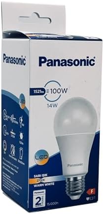 LED E27 14W 1521LM 2700K Lamba Sarı Işık
